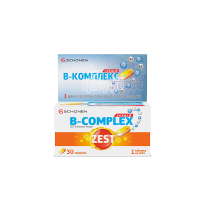 Зест (Zest) В-Комплекс Ретард таблетки 30 штук