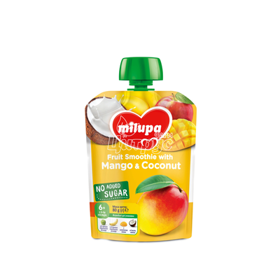 Пюре дитяче Мілупа (Milupa) Яблуко, банан, манго, кокос з 6 місяців 80 г