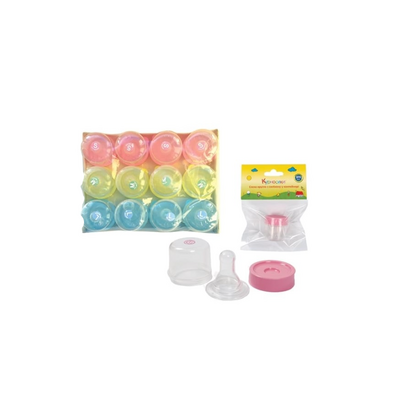 Соска Курносики силіконова кругла в контейнері розмір М 7030