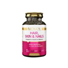 Вітаміни Новел Волосся, шкіра та нігті (Novel Skin, Nails&Hair) таблетки жувальні 60 штук