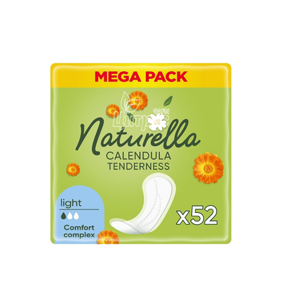 Прокладки щоденні жіночі Натурелла (Naturella) Календула Тендернесс Лайт (Calendula Tenderness Light) 52 штуки