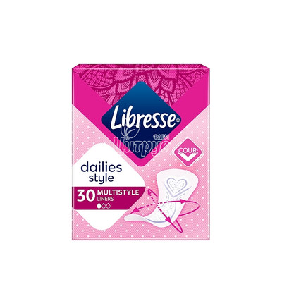 Прокладки щоденні жіночі Лібресс (Libresse) Дейліс стайл Мультистайл (Dailies style Multistyle) 30 штук