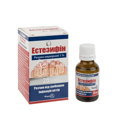 Естезифін розчин нашкірний 1% 25 мл