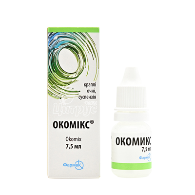 Окомікс краплі очні суспензія флакон 7,5 мл