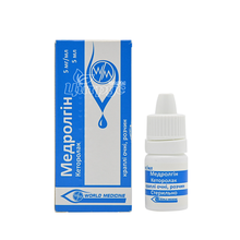 Медролгін краплі очні розчин 5 мг/мл флакон 5 мл