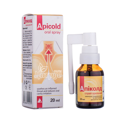 Апіколд спрей оральний флакон 20 мл