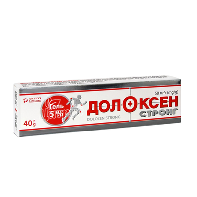 Долоксен Стронг гель 50 мг/г туба 40 г