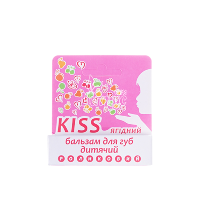 Бальзам для губ дитячий Enjee Kiss Ягідний ролик 6 мл