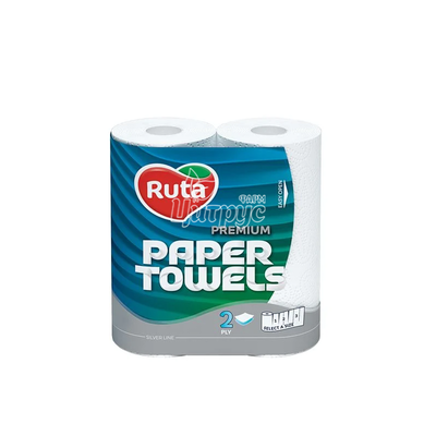 Рушник паперовий Рута (Ruta) Преміум (Premium) Двошаровий 2 штуки