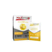 Максефект Вітамін С 1000 мг та цинк 15 мг порошок по 4 г зі смаком лимона, меду та липи саше 20 штук
