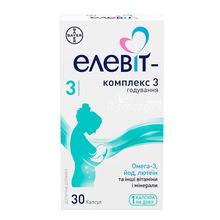 Елевіт-Комплекс 3 капсули 30 штук