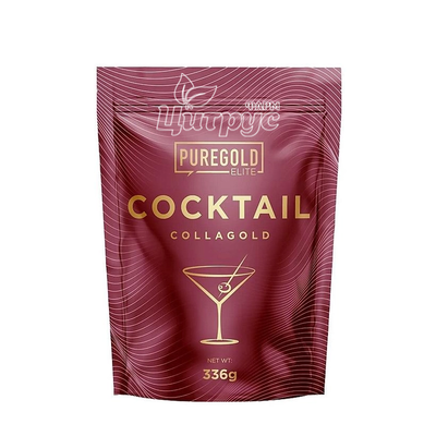 Колаголд Коктейль Пуре Голд (CollaGold Coctail Pure Gold) порошок колагену зі смаком піна колади 336 г