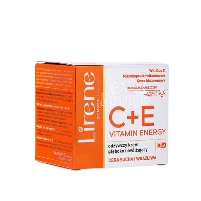 Крем Лірен (Lirene) C+E Pro Живлення та зволоження день і ніч 50 мл