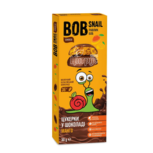 Цукерки Боб Снейл (Bob Snail) яблуко+манго у бельгійському молочному шоколаді 30 г