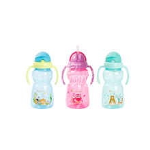 Поїлка-непроливайка Курносики з ручками і силіконовою трубочкою 300 мл 7024