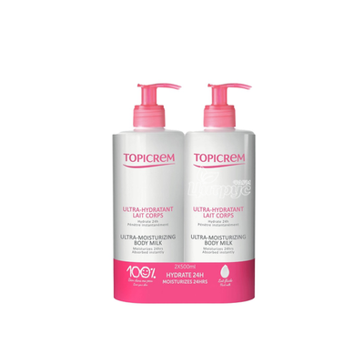Набір Топікрем (Topicrem) Емульсія ультра зволожуюча для тіла 500 мл 1+1