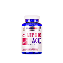 Альфа-Ліпоєва кислота POWERFUL капсули 20 мг 60 штук
