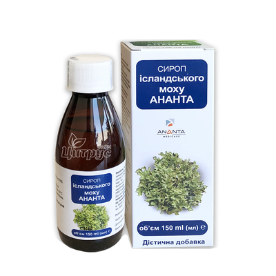 Сироп Ісландського моху Ананта флакон 150 мл