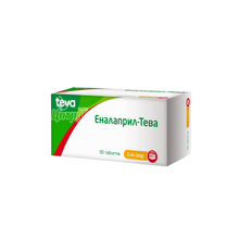 Еналаприл-Тева таблетки 5 мг 90 штук