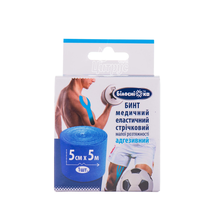 Бинт еластичний адгезійний м.р. 5 м х 5 см синій