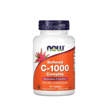 Вітамін С-1000 буферизований з біофлавоноїдами 90 штук Нау Фудс (Vitamin C-1000 Complex Buffered Now Foods) таблетки 