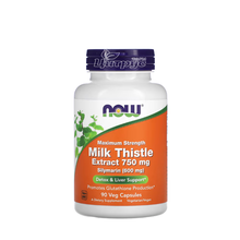 Силімарин Мілк Тейст 750 мг 90 штук Нау Фудс (Silimarin Milk Thistle Now Foods) Здоров*я печінки капсули вегетеріанські