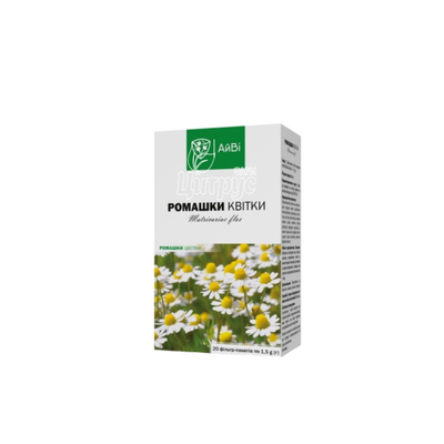 Ромашки квіти тм Айві фільтр-пакет по 1,5 г 20 штук