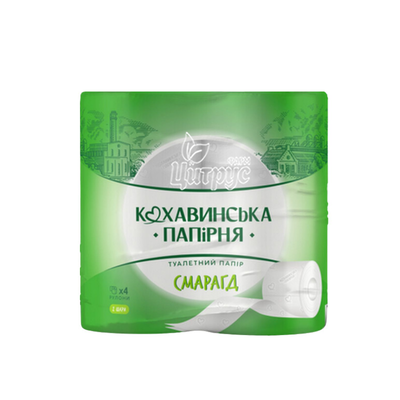 Папір туалетний Смарагд 2-шаровий 96*110/45 