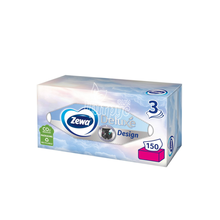 Серветки Зева Делюкс (Zewa Deluxe) Design косметичні 3-шарові 150 штук
