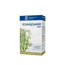 Фіточай Ісландський мох фільтр-пакет по 1,5 г 20 штук