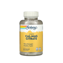 Соларей (Solaray) Кальцій Магній 180 штук (Cal-Mag Citrate) веганські капсули