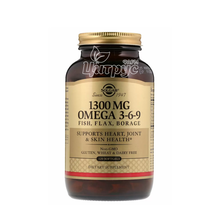 Солгар (Solgar) Омега 3-6-9 1300 мг 120 штук (Omega 3-6-9) капсули