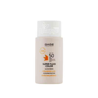 Бабе (Babe) Сан Протекш (Sun Protection) Супер-флюїд сонцезахисний з тонуючим ефектом для всіх типів шкіри SPF 50 50 мл