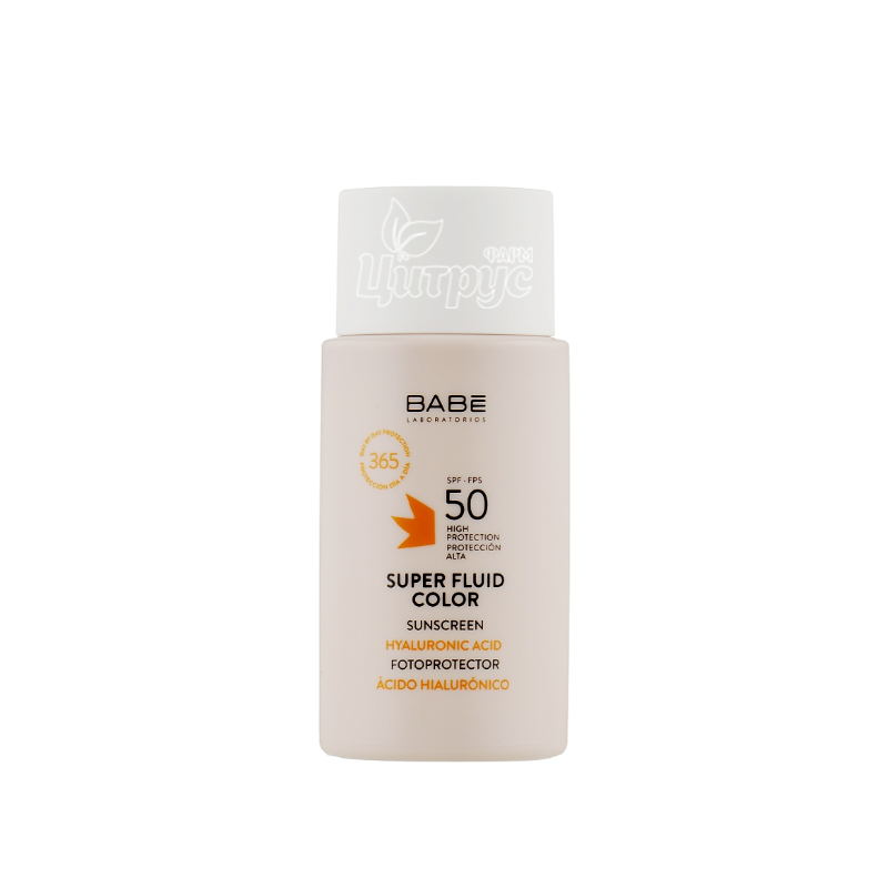 фото 2/Бабе (Babe) Сан Протекш (Sun Protection) Супер-флюїд сонцезахисний з тонуючим ефектом для всіх типів шкіри SPF 50 50 мл