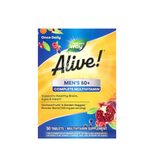 Мультивітаміни для чоловіків 50+ таблетки 50 штук Нейчерал Вей Елайв (Nature`s Way Alive!) Менс 50+ (Men*s 50+) 