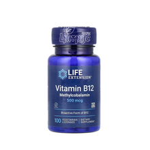 Лайф Екстеншн (Life Extension) Вітамін В-12 500 мкг 100 штук (Vitamin B12 Methylcobolamin) вегетеріанські льодяники 