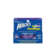 Беруші Маск*s AquaBlock м*які захист від води 2 пари фіолетові 