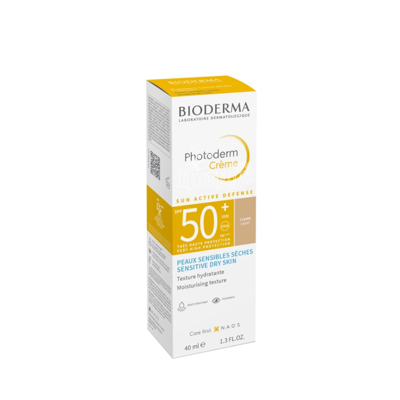 фото 1/Біодерма Фотодерм (Bioderma Photoderm) Крем SPF 50+ світлий відтінок 40 мл