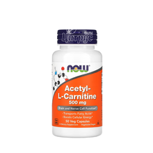 Ацетил-L-Карнітин 500 мг 50 штук Нау Фудс (Acetyl-L-Carnitine Now Foods) Енергія та підтримка фізичної активності капсули вегетеріанські