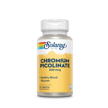 Соларей (Solaray) Хром піколінат 200 мг 50 штук (Chromium Picolinate) таблетки 