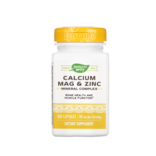 Нейчерал Вей (Nature`s Way) Кальцій, Магній, Цинк 100 штук (Calcium Mag&Zinc) капсули 
