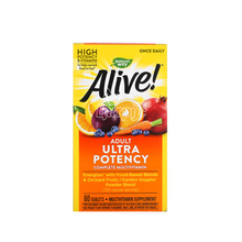 Мультивітаміни для дорослих ультра таблетки 60 штук Нейчерал Вей Елайв (Nature`s Way Alive! Adult Ultra Potency) 