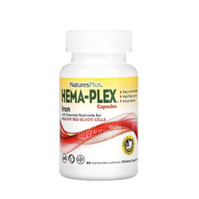 Комплекс із залізом 60 штук Хема-плекс (Hema-Plex) Натурес Плюс (Natures Plus) капсули 