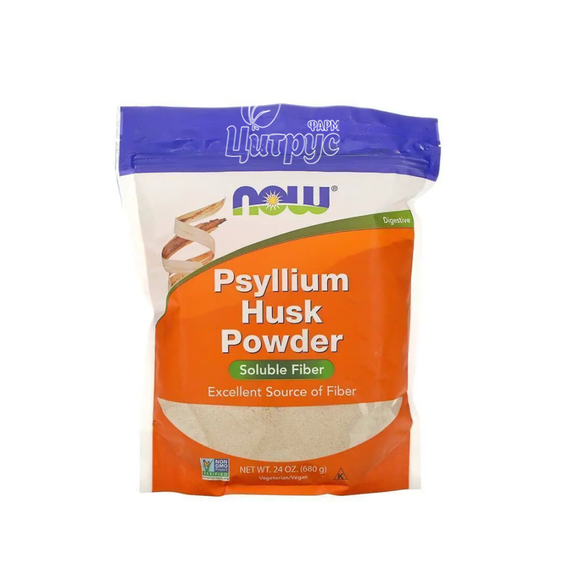 фото 1/Псилліум порошок 680 г Нау Фудс (Psyllium Now Foods)