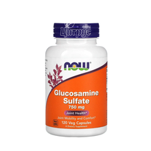 Глюкозамін сульфат 750 мг 120 штук Нау Фудс (Glucosamine Sulfate Now Foods) капсули вегетеріанські 
