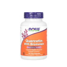 Кверцетин з Бромелаїном 120 штук Нау Фудс (Quercetin with Bromelain Now Foods) капсули вегетеріанські