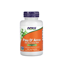 По Д*арко (кора мурашиного дерева) 100 штук Нау Фудс (Pau D`arco Extract Now Foods) капсули вегетеріанські 