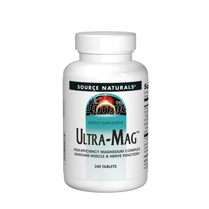 фото 1/Ультра-Маг (Ultra-Mag) Комплекс із магнієм 240 штук таблетки