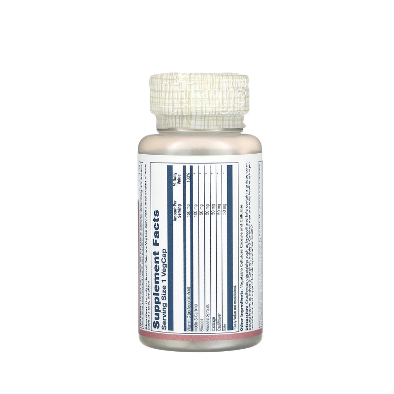 фото 2/Соларей (Solaray) Індол-3-Карбінол 100 мг 30 штук (Indole-3-Carbinol) веганські капсули
