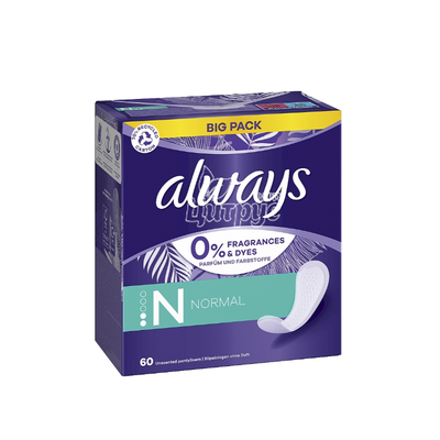 Прокладки Олвейс (Always) Normal Daily Fresh без запаху щоденні 60 штук